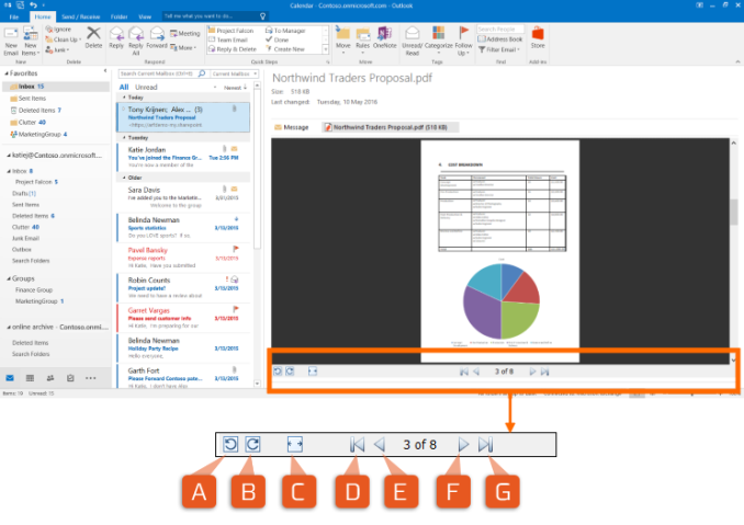 set up pdf preview for outlook 2007